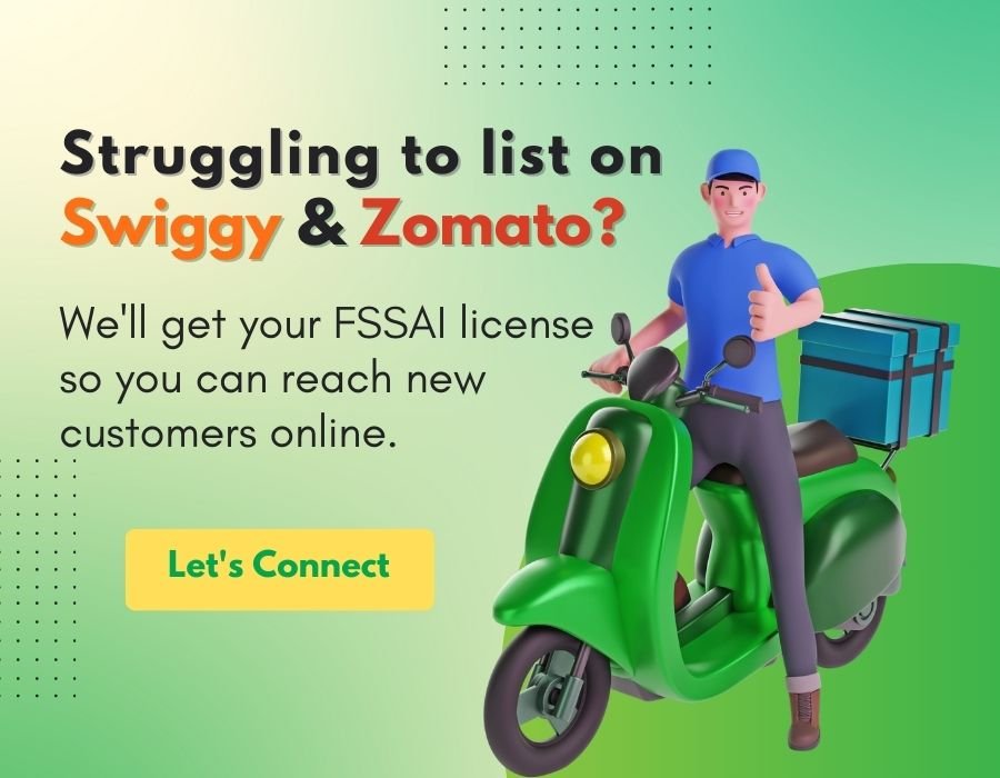 FSSAI license for Zomato and Swggy